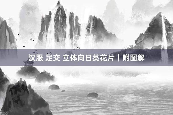 汉服 足交 立体向日葵花片|附图解