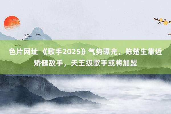 色片网址 《歌手2025》气势曝光，陈楚生靠近矫健敌手，天王级歌手或将加盟