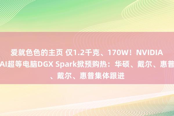 爱就色色的主页 仅1.2千克、170W！NVIDIA群众最小AI超等电脑DGX Spark掀预购热：华硕、戴尔、惠普集体跟进