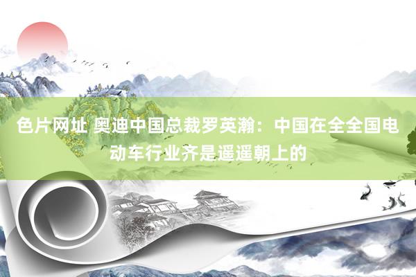 色片网址 奥迪中国总裁罗英瀚：中国在全全国电动车行业齐是遥遥朝上的