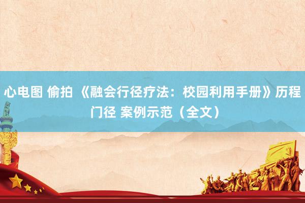 心电图 偷拍 《融会行径疗法：校园利用手册》历程 门径 案例示范（全文）