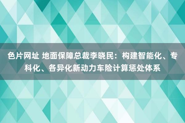 色片网址 地面保障总裁李晓民：构建智能化、专科化、各异化新动力车险计算惩处体系