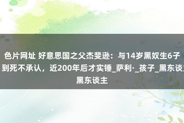色片网址 好意思国之父杰斐逊：与14岁黑奴生6子，到死不承认，近200年后才实锤_萨利·_孩子_黑东谈主