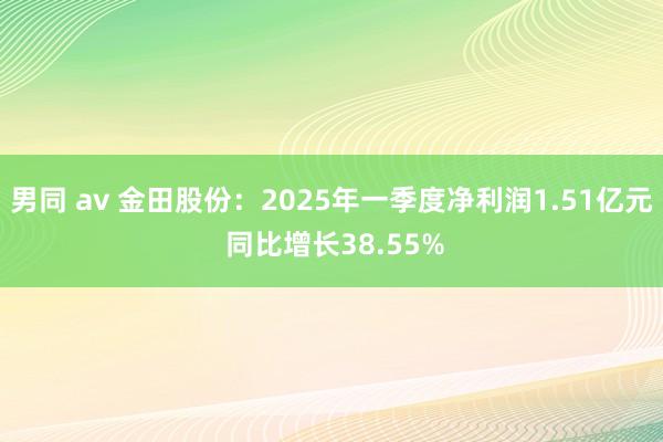 男同 av 金田股份：2025年一季度净利润1.51亿元 同比增长38.55%
