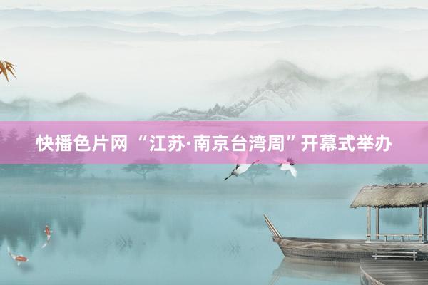 快播色片网 “江苏·南京台湾周”开幕式举办