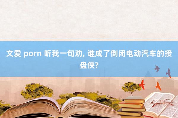 文爱 porn 听我一句劝， 谁成了倒闭电动汽车的接盘侠?